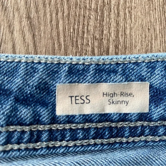 Mavi jeans Tess high rise skinny cropped with fringe and embroidery size 27-28 - Picture 14 of 16